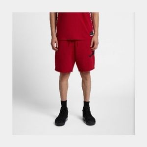 *Worn Once*RED FLEECE SHORTS JORDAN JUMPMAN MEN XXL